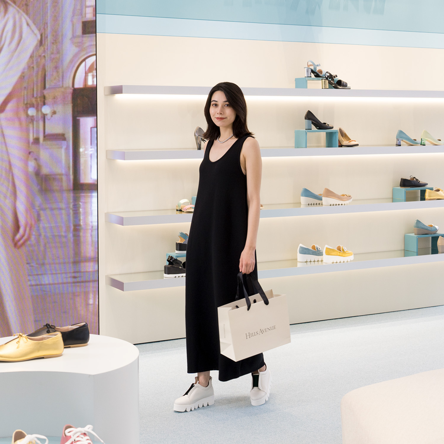 ヒルズアヴェニュー ＜日本製＞ 山羊革スリッポン “シドニー”