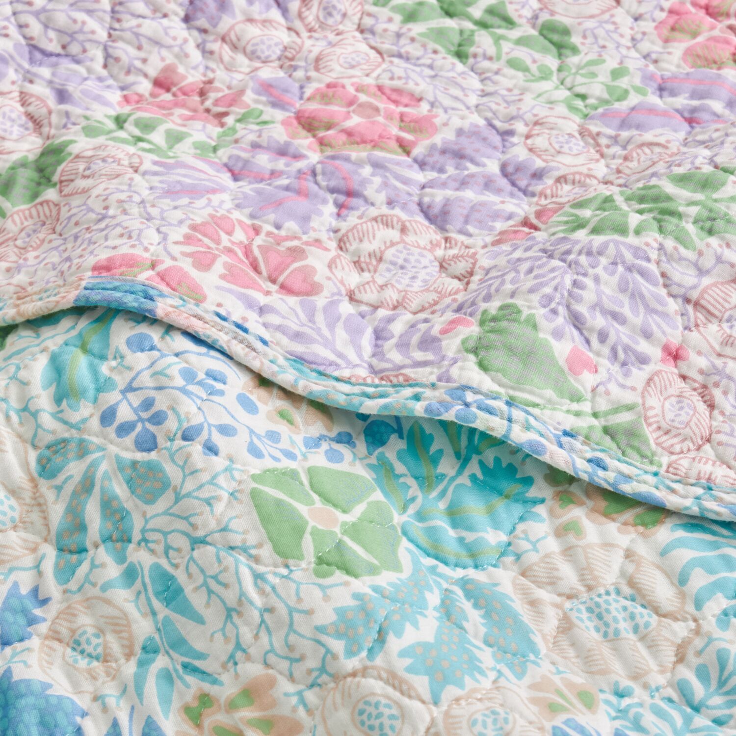 西川 オールコットン 抗菌　リバーシブル やわらか水洗い 肌掛けケット ＜ダブル＞