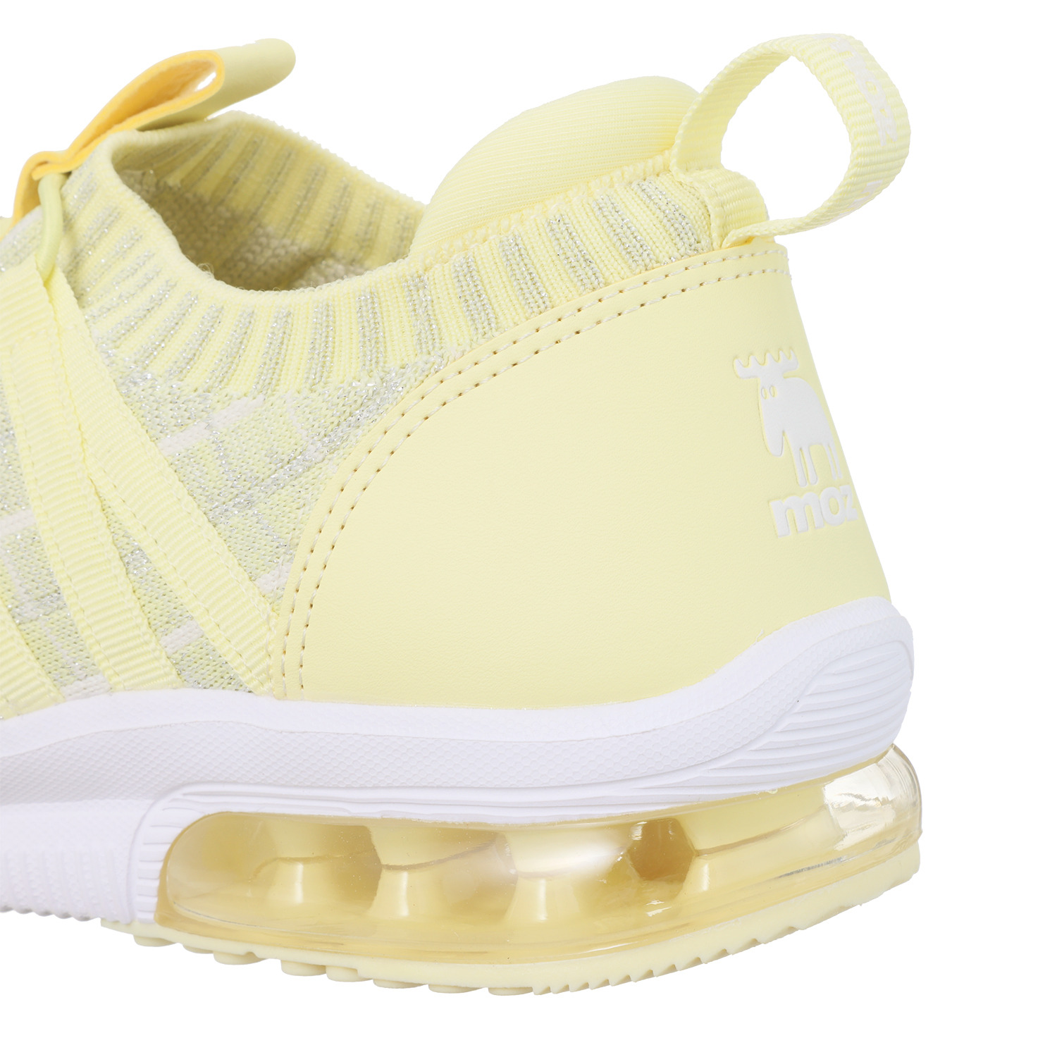 モズ 洗えるようになった！ さらにふかふか中敷 ダブルエア 軽量ニットスニーカー