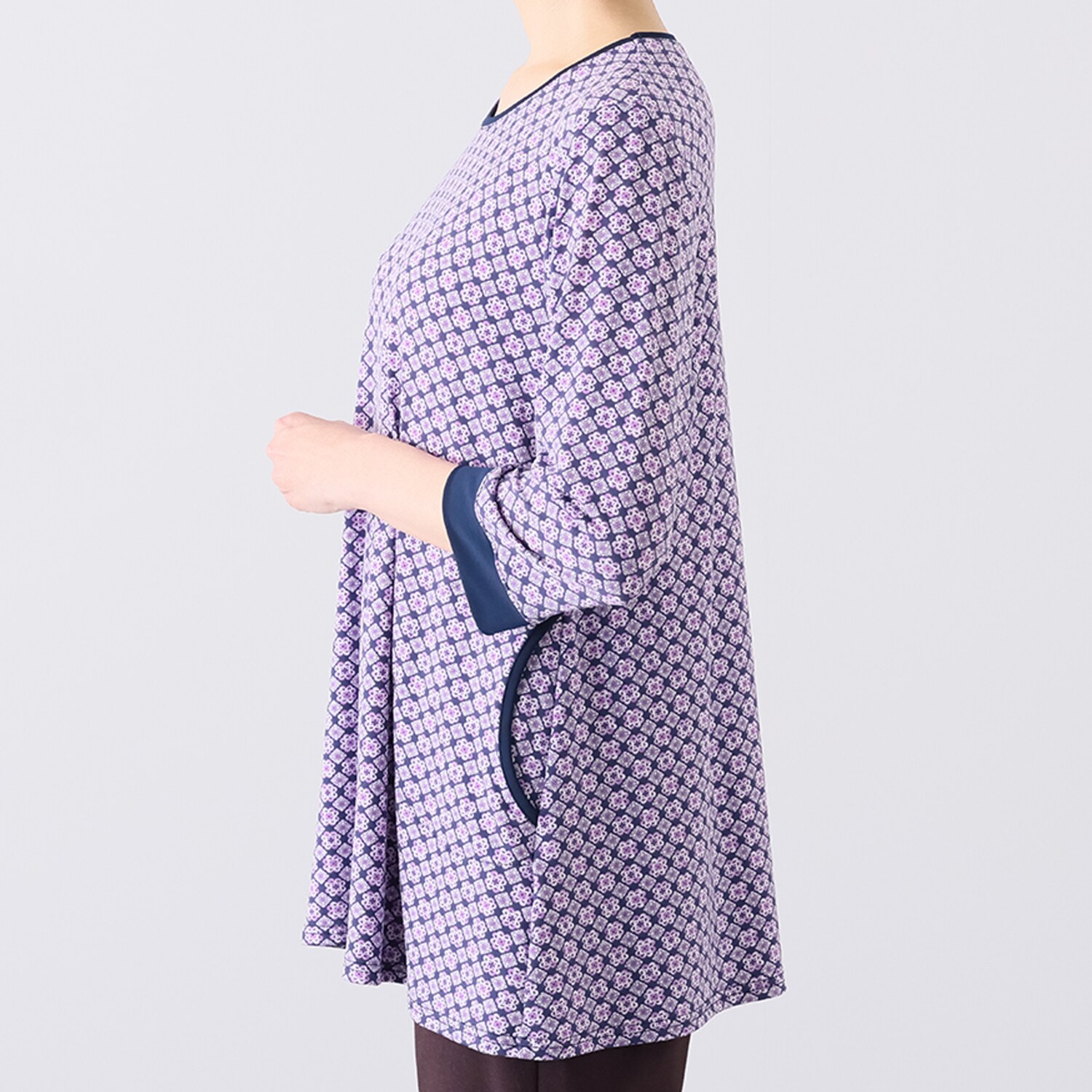 ダジュール プリントデザイン チュニック