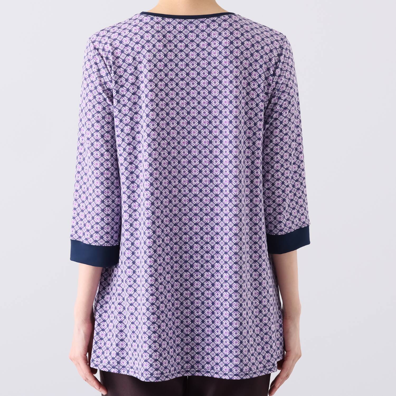 ダジュール プリントデザイン チュニック