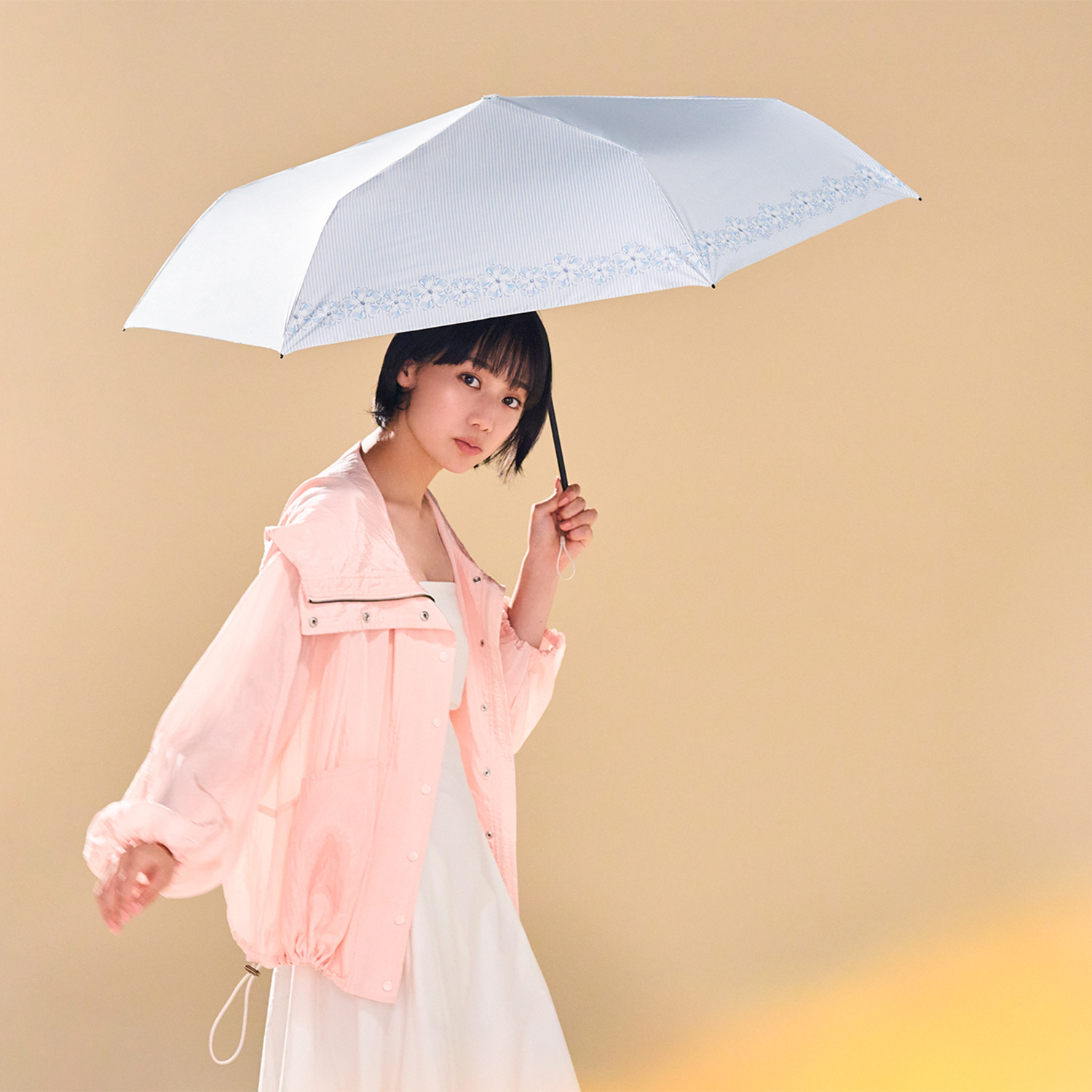 ウォーターフロント ＵＶカット ハンディールーフ 折りたたみ傘 ＜カローラ＞