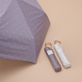 ウォーターフロント ＵＶカット スレンダーハンドル 折りたたみ傘 ＜プチフラワー＞