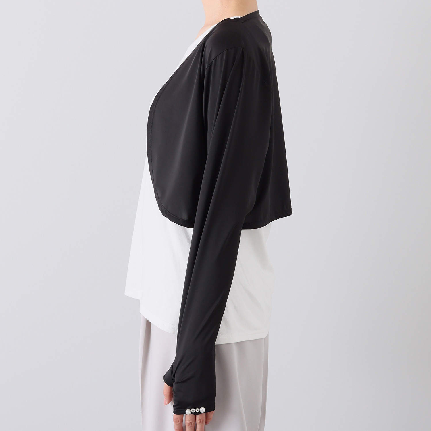 女の欲望 クール＆ＵＶカット アームカバー機能付 ボレロ２枚セット