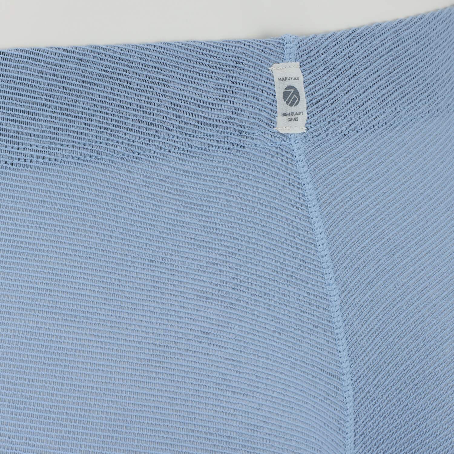 丸福ガーゼ 吸水速乾 ノンゴムタイプ 前開きハーフパンツ ＜メンズ＞