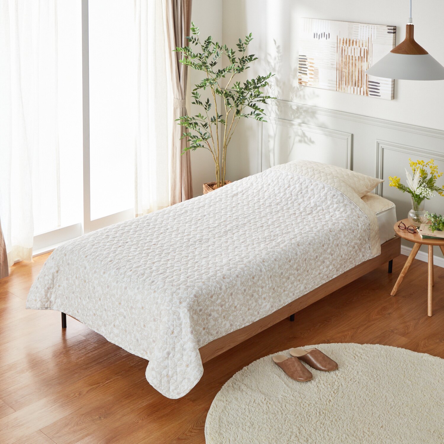 大津毛織 麻混 プレミアムコットンガーゼ 肌掛けケット ＜シングル＞