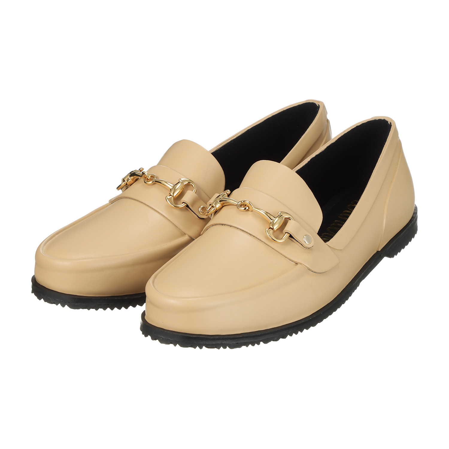 ウィズドロップ メイドイントーキョー ゴムなのに軽くて柔らか！ レインビットローファー