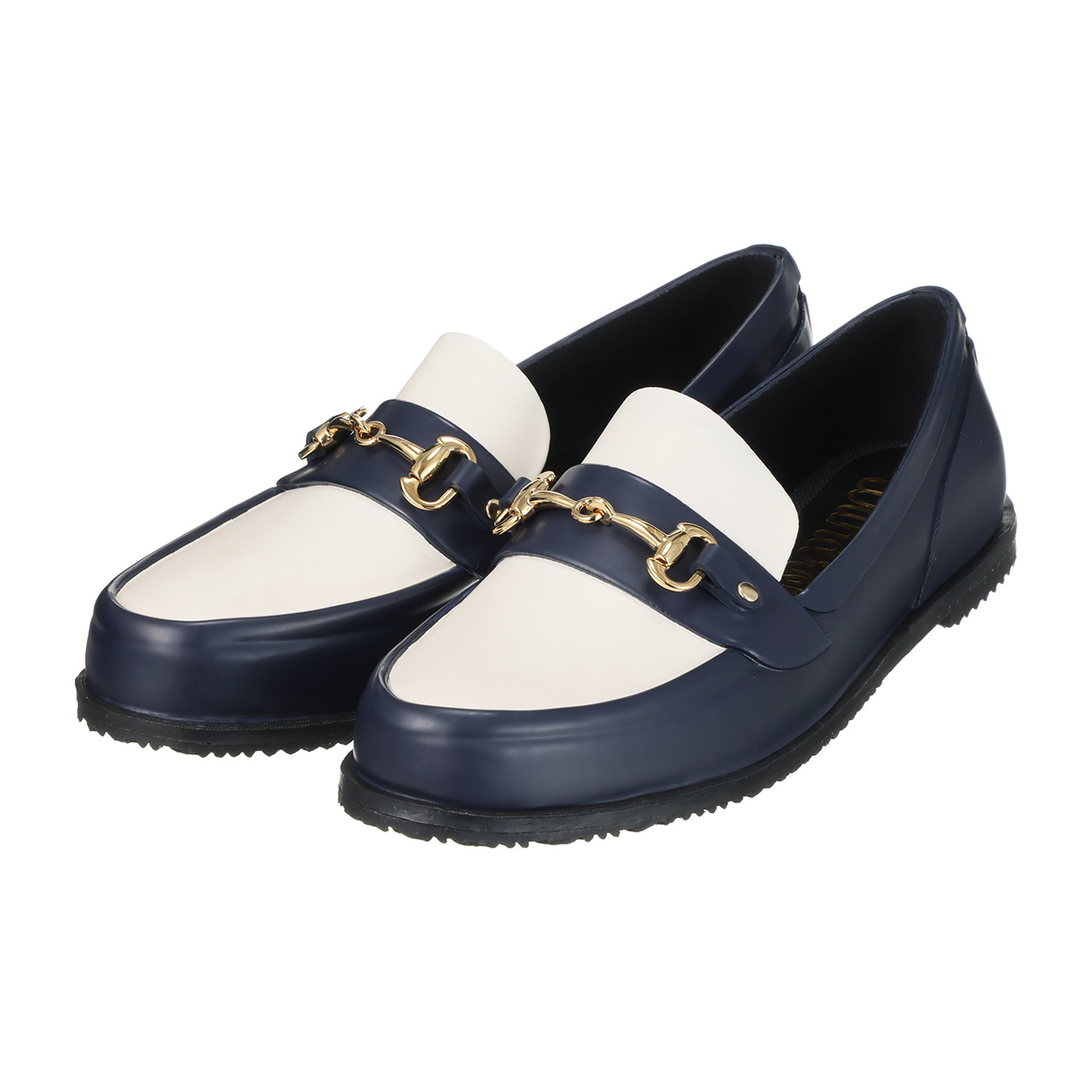 ウィズドロップ メイドイントーキョー ゴムなのに軽くて柔らか！ レインビットローファー