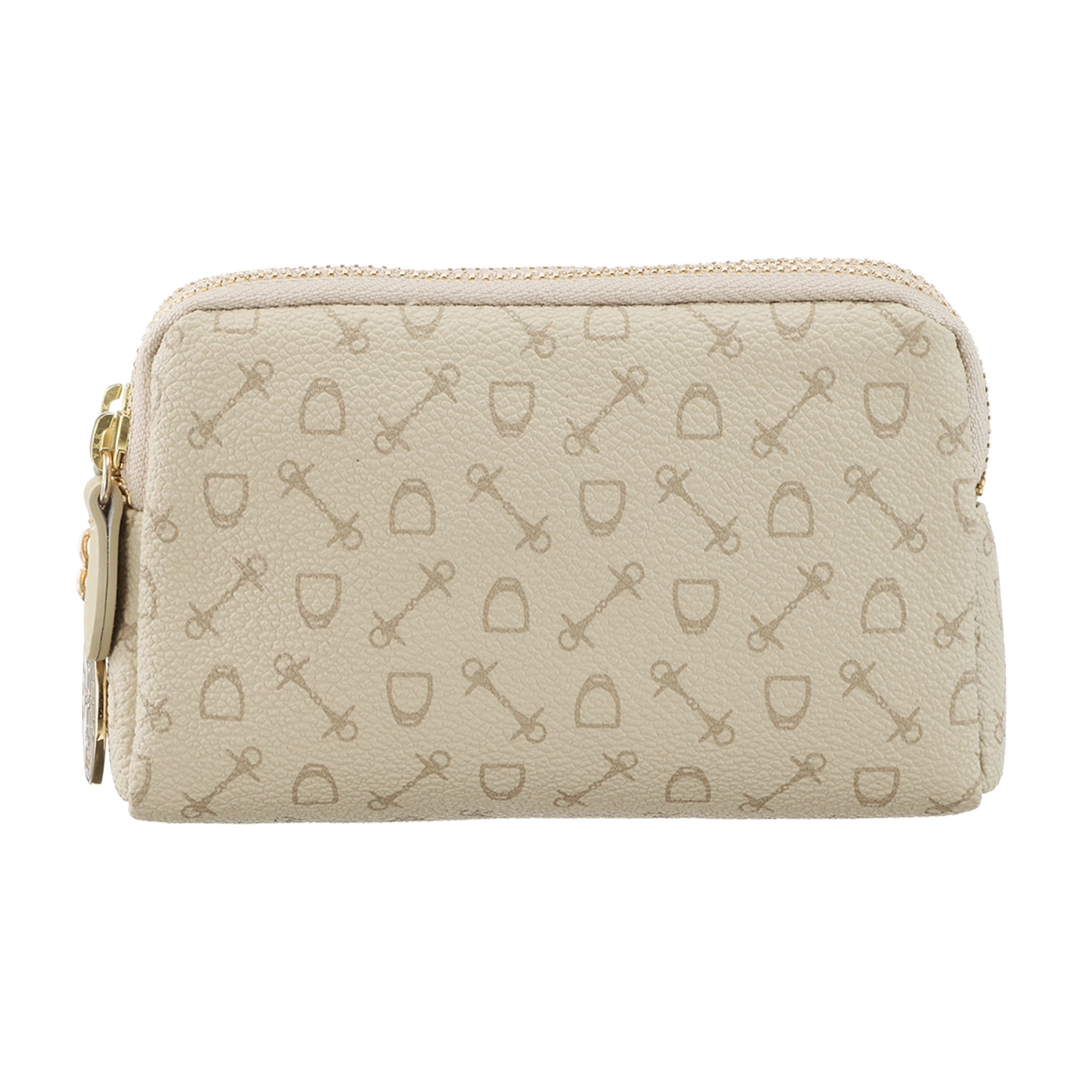 ホワイ “ＨＳＣコインハーネス” モノグラム ３連ジップポーチ