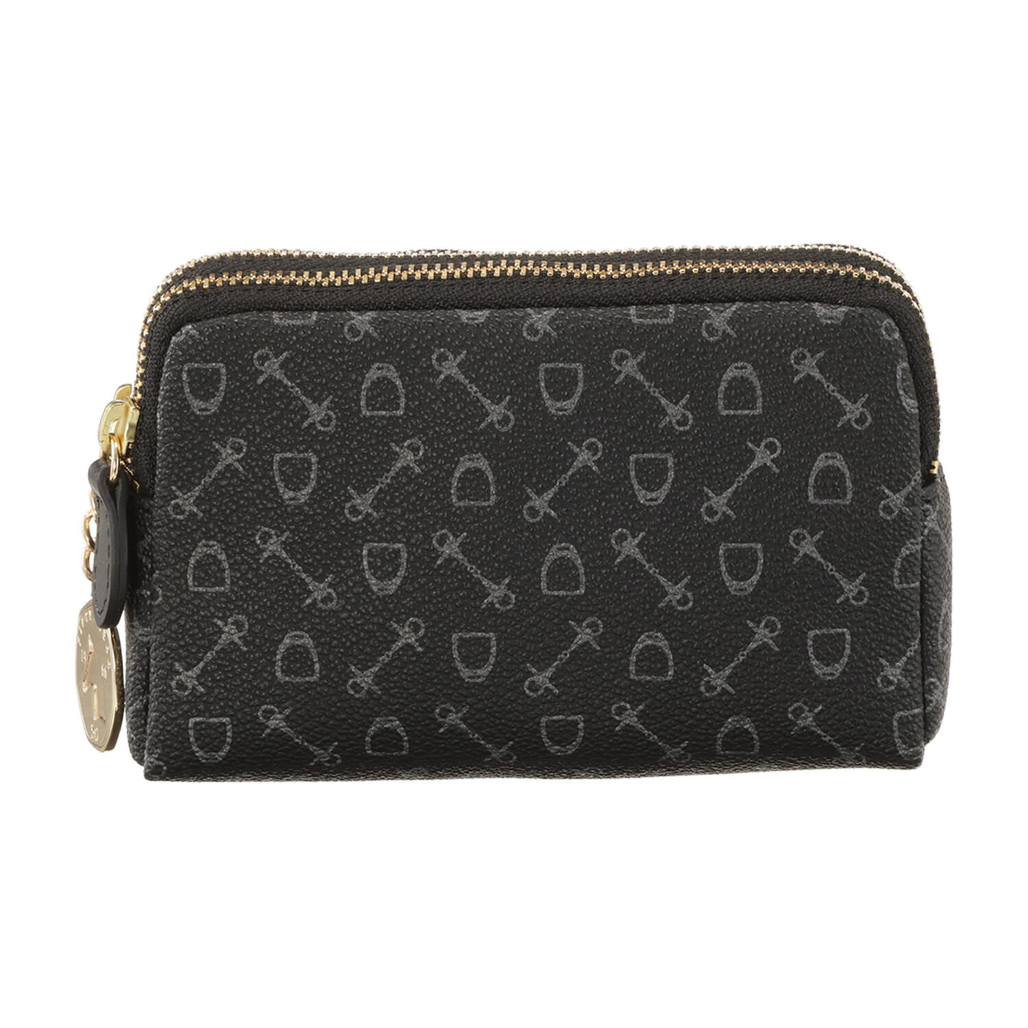 ホワイ “ＨＳＣコインハーネス” モノグラム ３連ジップポーチ