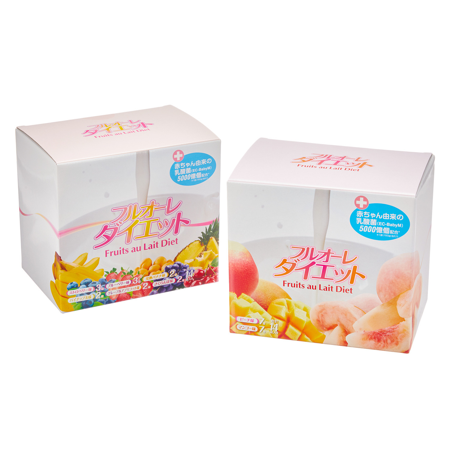 赤ちゃん由来の乳酸菌配合 フルオーレダイエット ８味ドリームセット （さくらんぼ味入り）