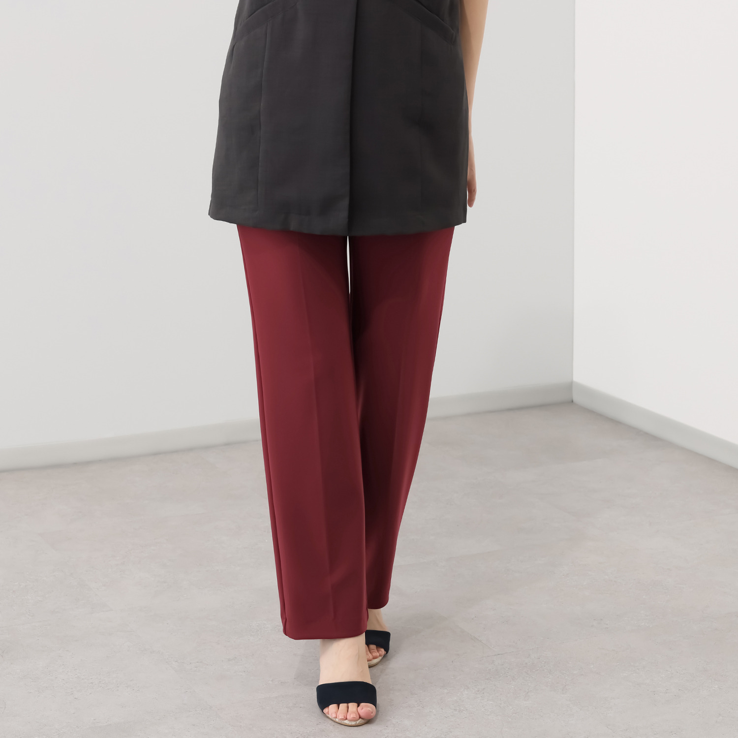 上質ごこち アルディナ とろみストレートパンツ ＜股下７４ｃｍ＞