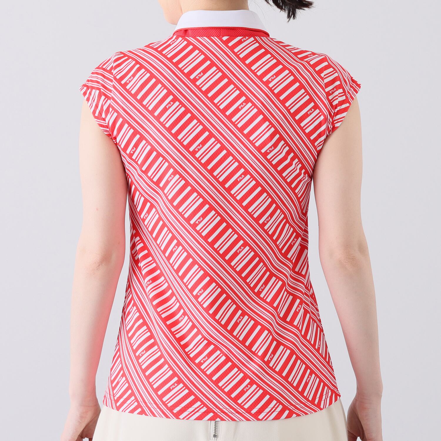 フィラ 付け襟付 ＵＶカット・接触冷感・ 遮熱 モックネックシャツ