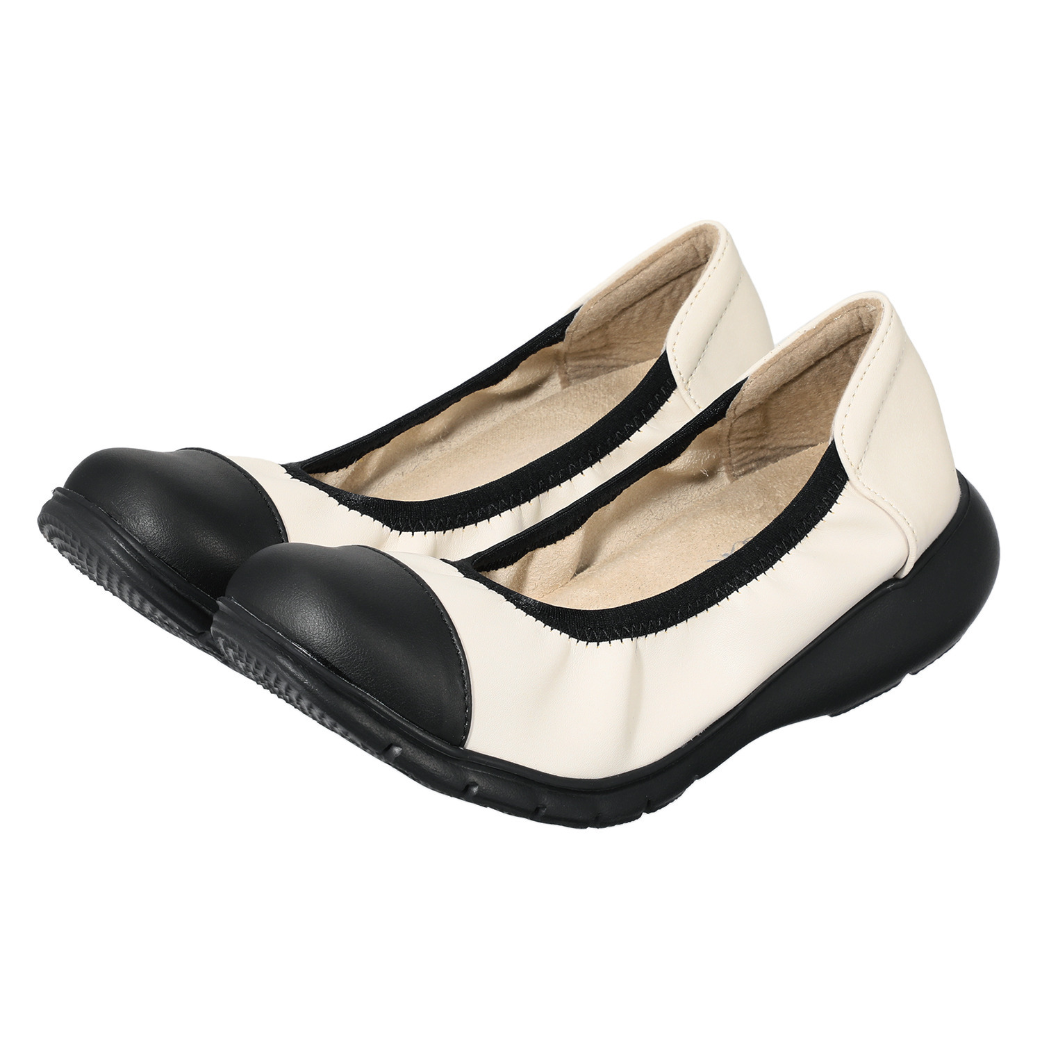 ラックラック 履いて歩いて全身運動！ 空飛ぶ　洗える エレガントフィット パンプス