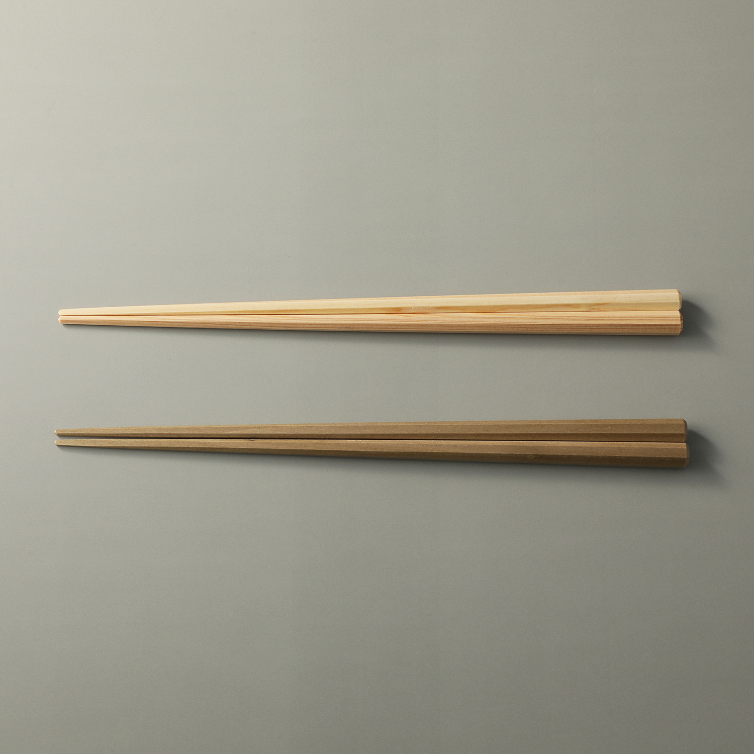 日本橋・川上商店 にほんの箸 東京多摩産 朴・桧　２膳セット