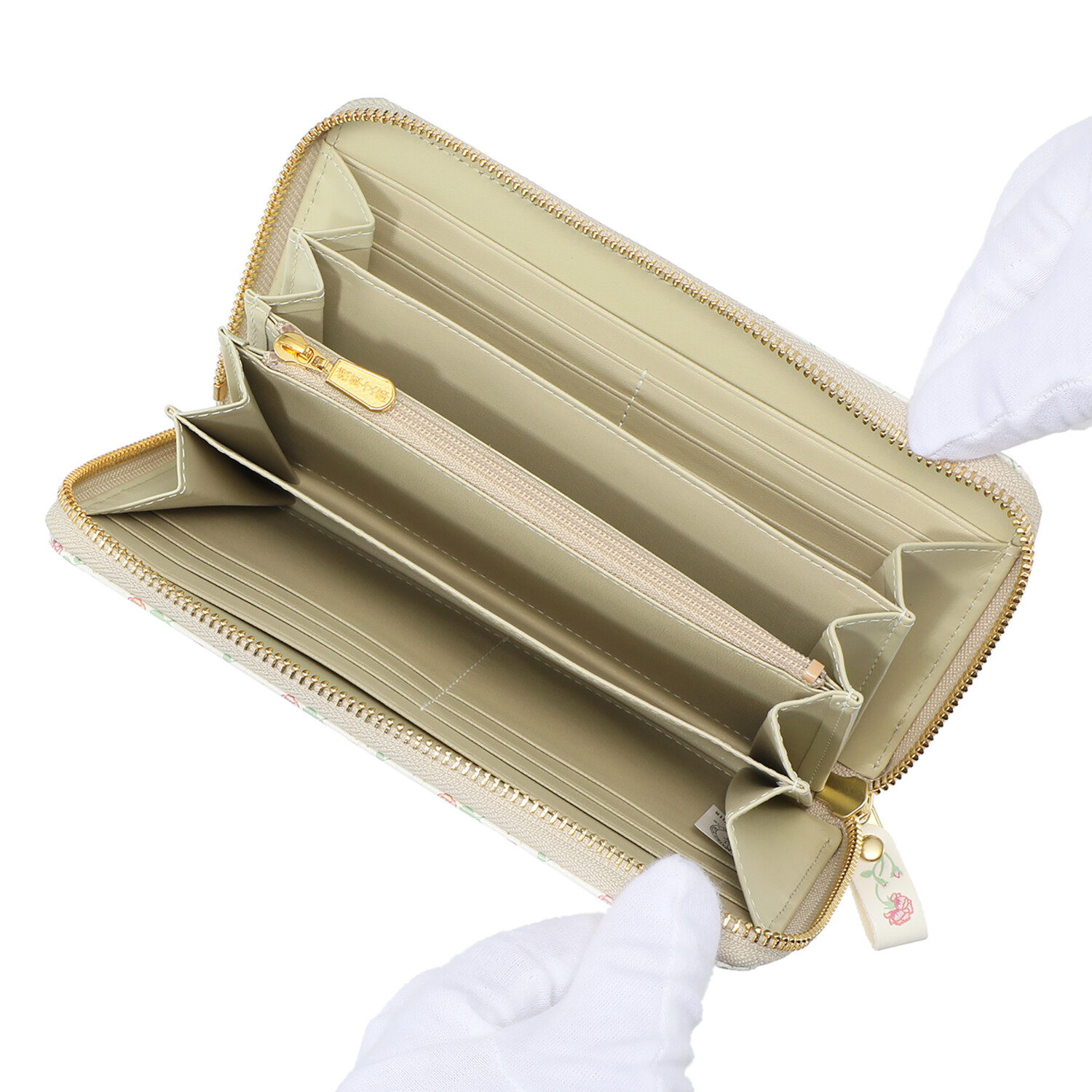 浅草文庫× ピーターラビット（ＴＭ） 牛革 ラウンドファスナー長財布