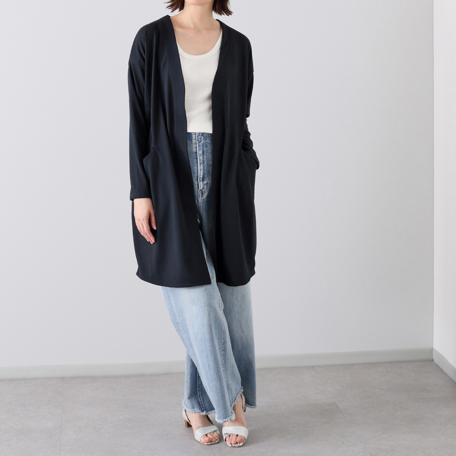 ＨＫビアン 吸水速乾・ＵＶカット トッパーカーディガン