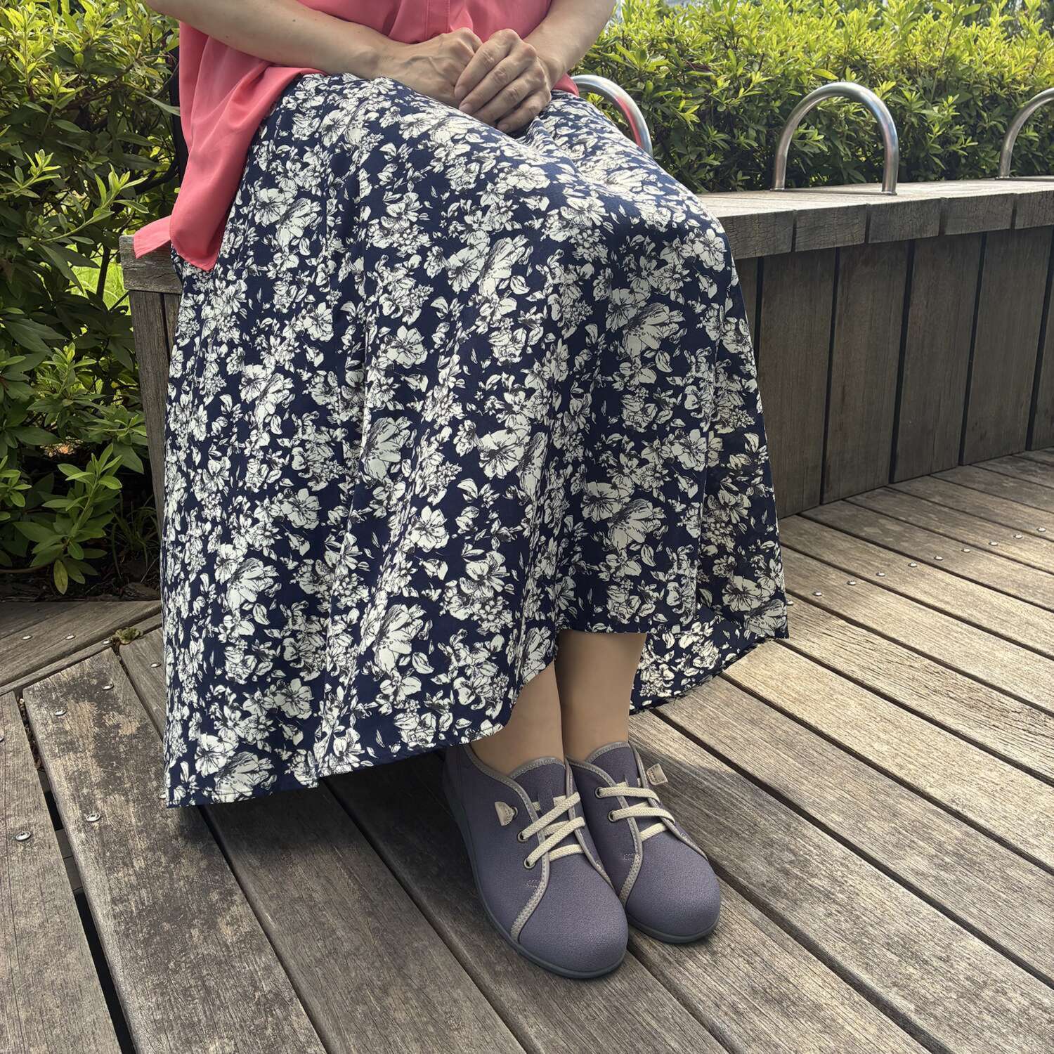 快歩主義 軽量＆脱ぎ履きラクラク！ ゴム紐シューズ ＜レディース＞