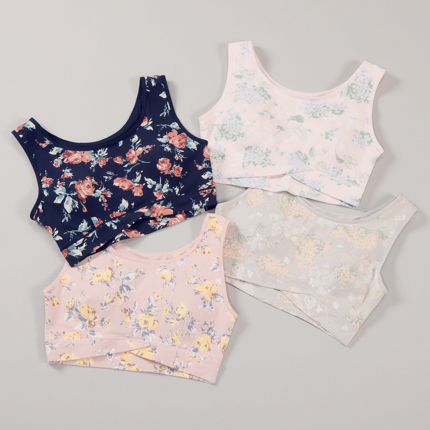 うつくＣ 綿混すっきりサポート ブラジャー４枚セット