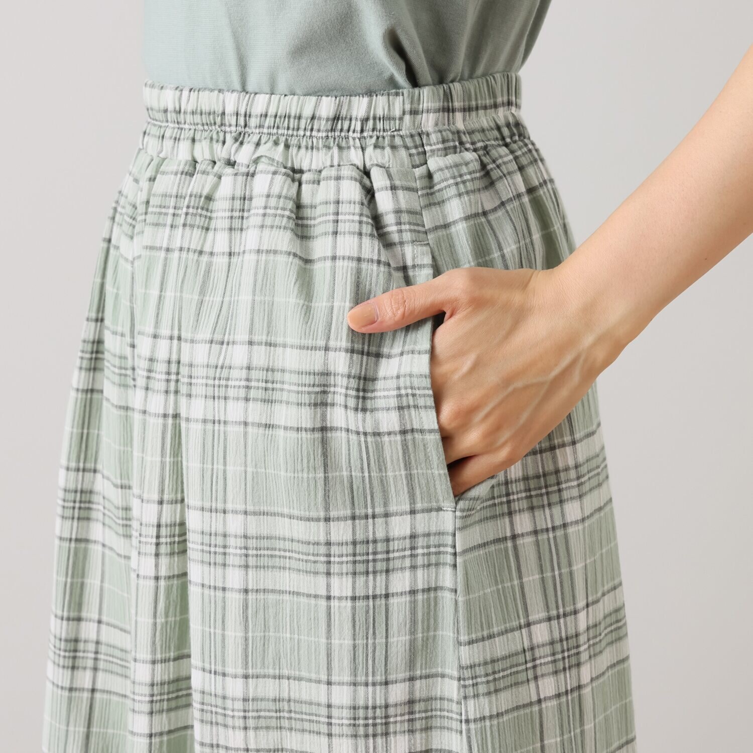 ラデリア 抗菌防臭・吸水速乾 コットンを贅沢に使用した 爽やか楊柳と天竺の ふんわり ルームウェア上下セット