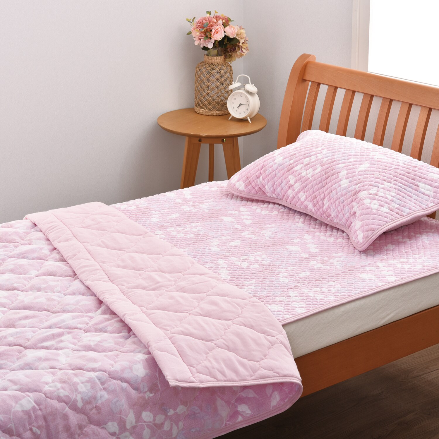 ｎｉｓｈｉｋａｗａ　西川 抗菌＆洗える 爽やかオンザガーゼ コットン ポコポコピローパッド 同色２枚組