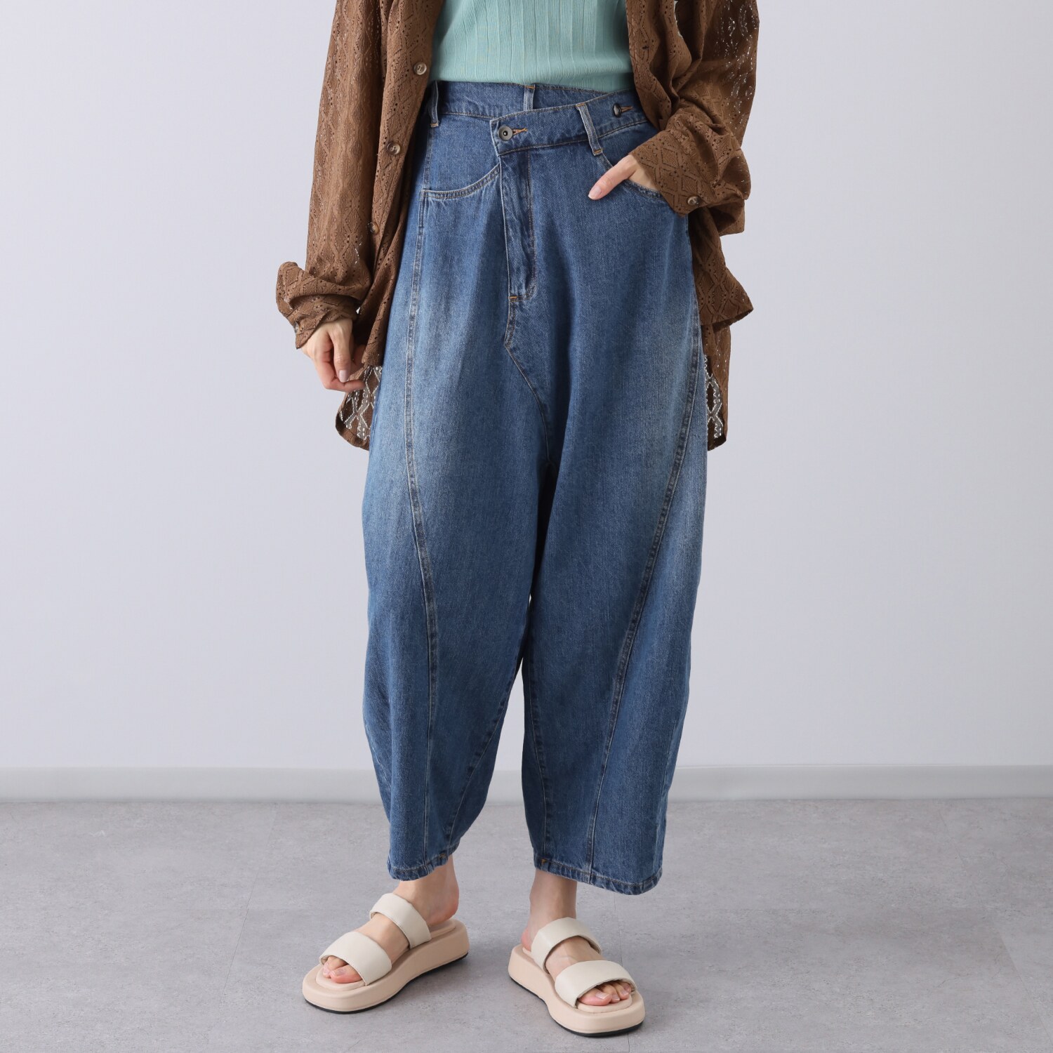 スカラーパリティ 電気ウサギと風のクマ 刺しゅうパンツ