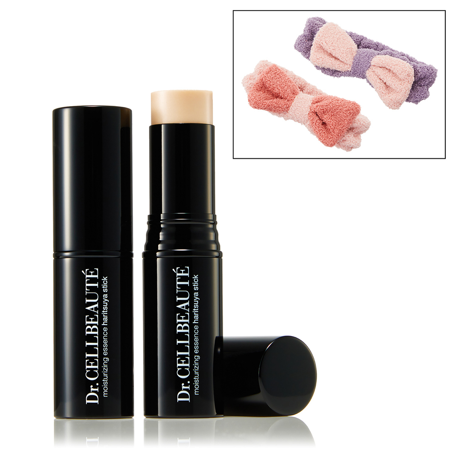 セルボーテ ひと塗りで潤いケア！ 潤い美容液 ハリツヤスティック ２本ヘアバンド付セット