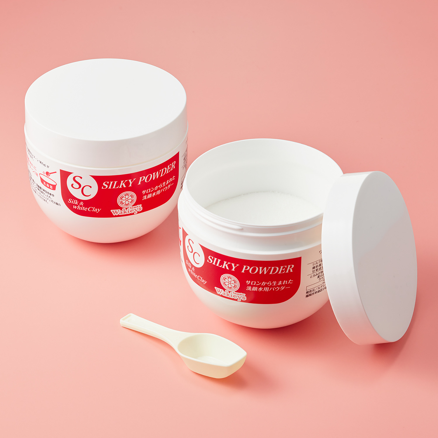 ルナレーナ 新発想のかけ洗い洗顔で 驚きのツルツル＆スベスベ 輝くトーンアップ美肌へ！ ワーキーズ シルキーパウダーＳＣ ２個セット