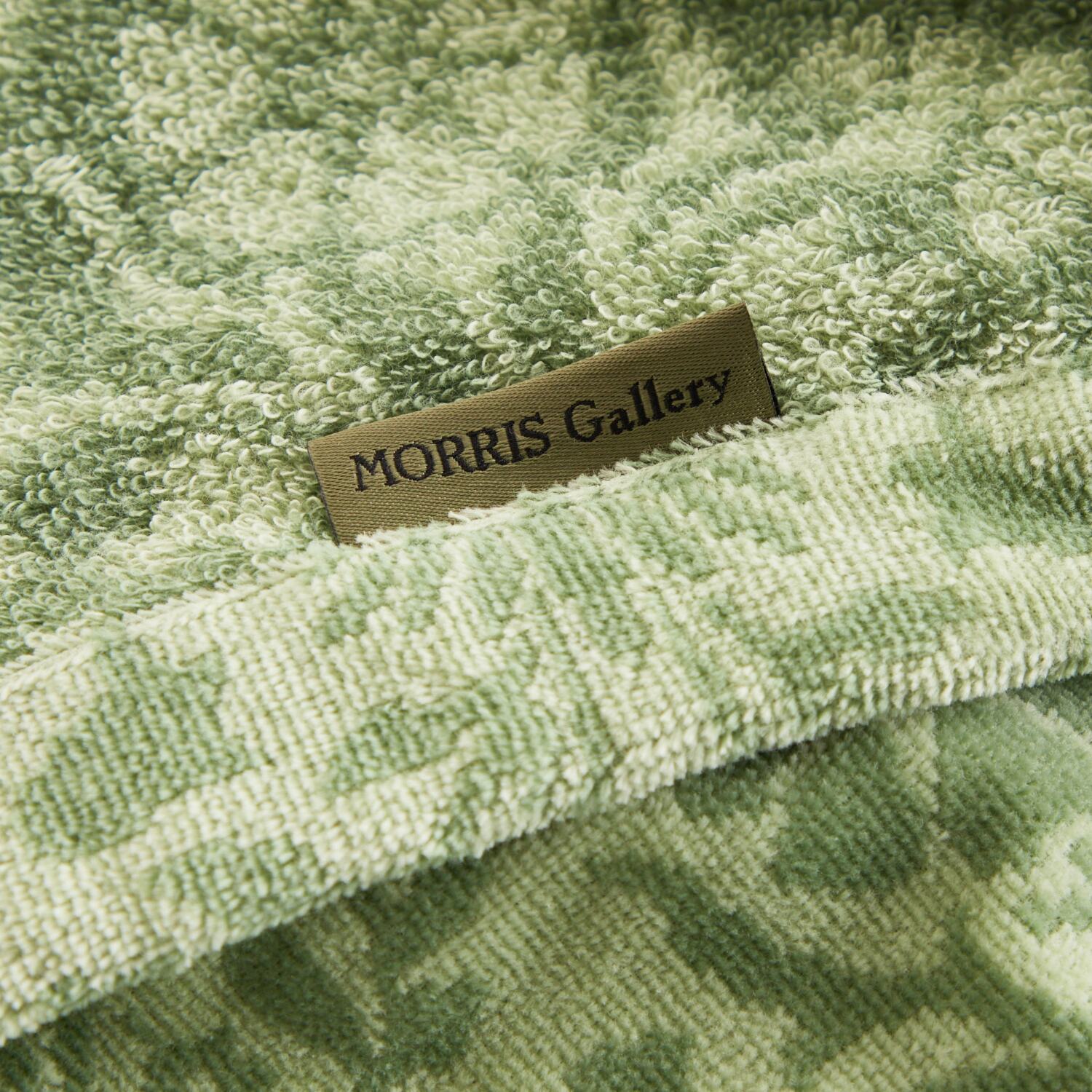 モリスギャラリー ベルフラワー コットンシャーリング リバーシブルタオルケット ＜シングル＞