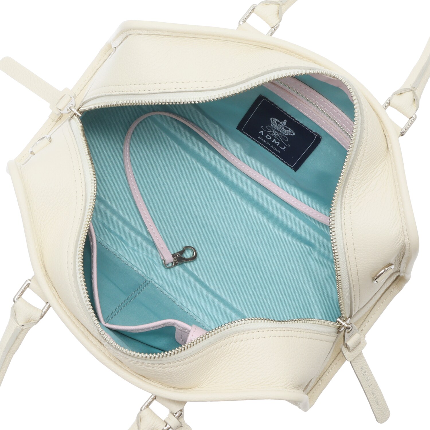 エーディーエムジェイ スパニッシュレザー スクエアボストンバッグ ＜Ｍ＞