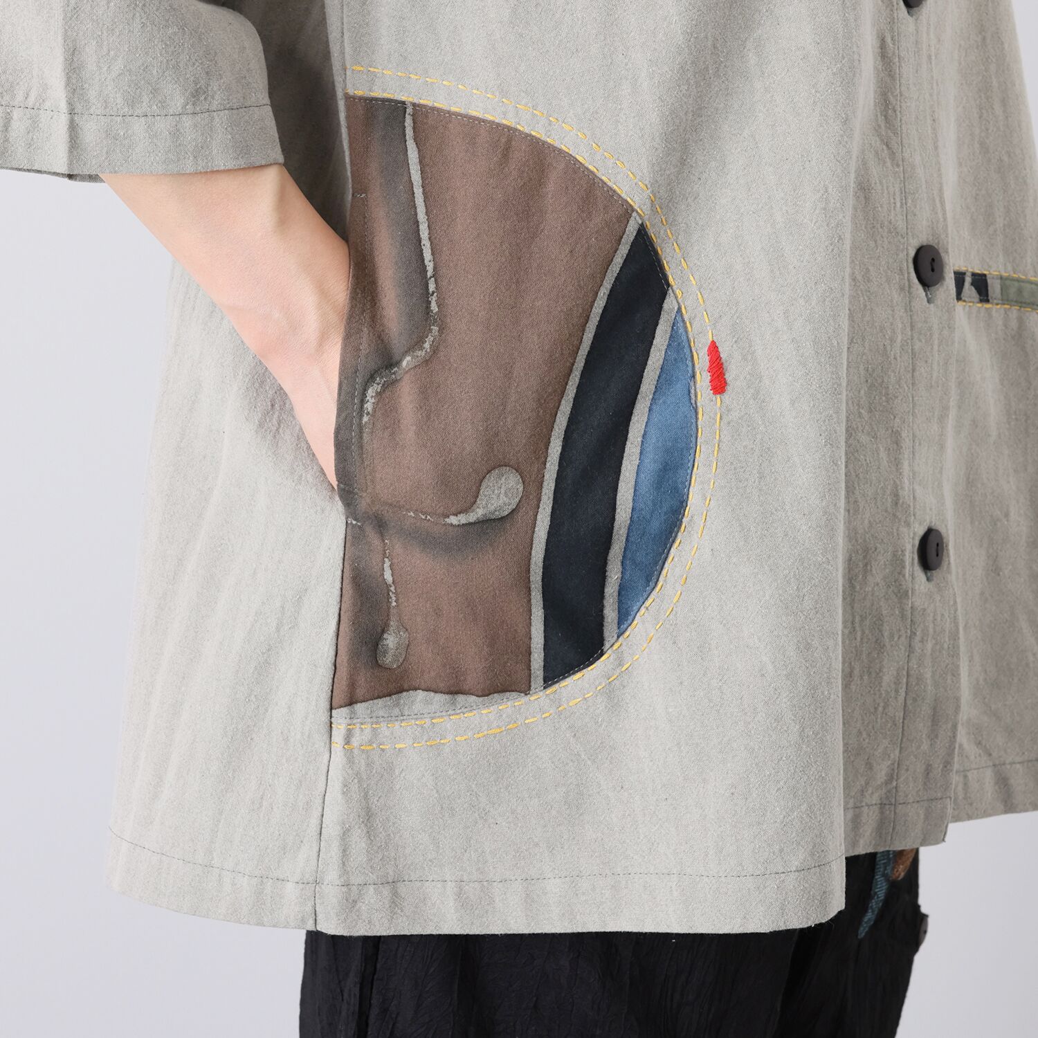 創作りょう パッチワークブラウス