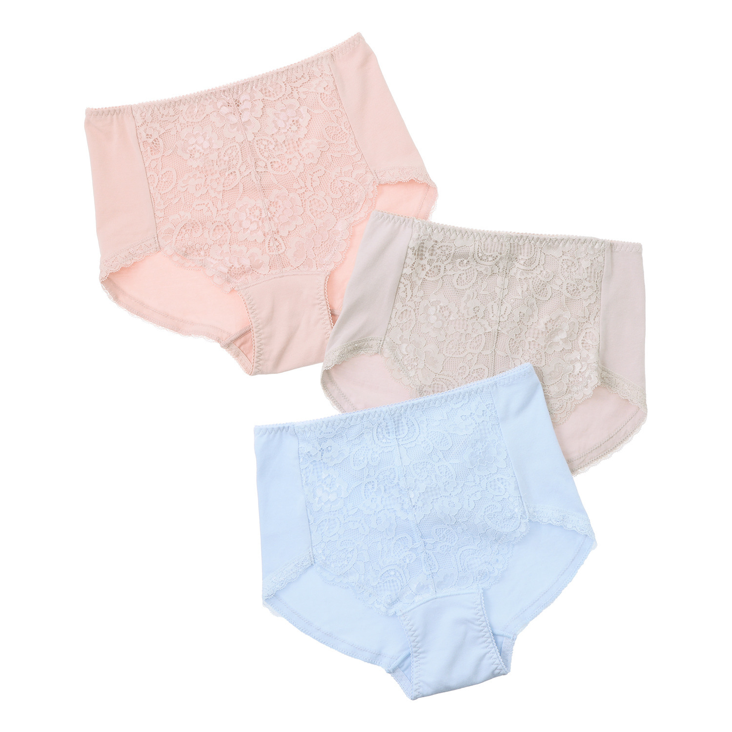 スッキリｅショーツ 綿混ショーツ ３枚セット