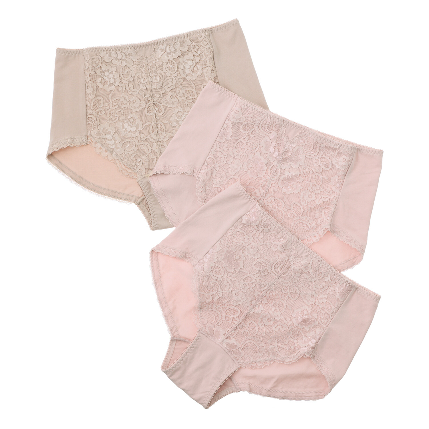 ＜大きいサイズ＞ スッキリｅショーツ 綿混ショーツ ３枚セット