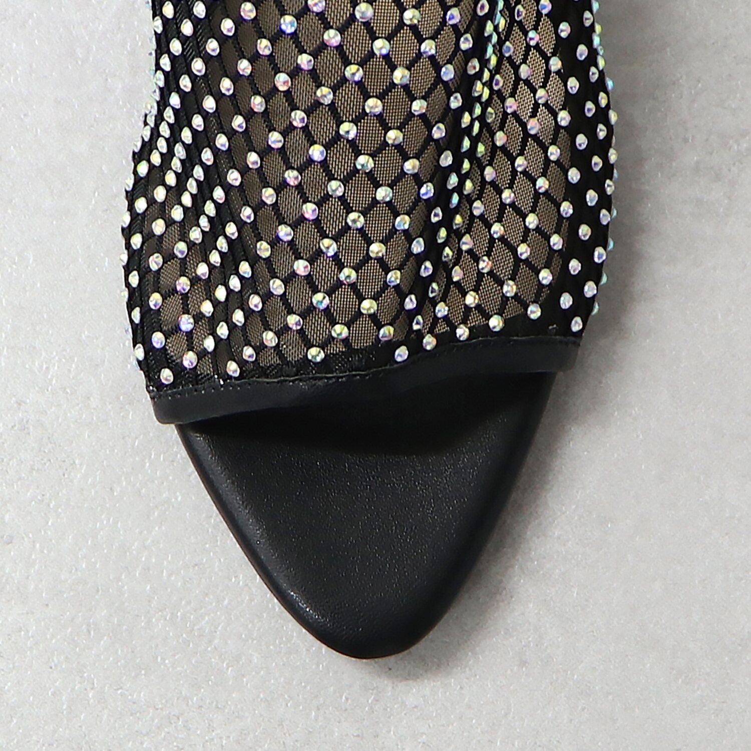 ニカル ラインストーン チュールサンダル