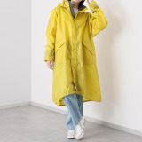 雨の日も快適に！ ヘルメットの上からも 着用できる嬉しい設計 機能性と着心地に とことんこだわった サイクルレインコート