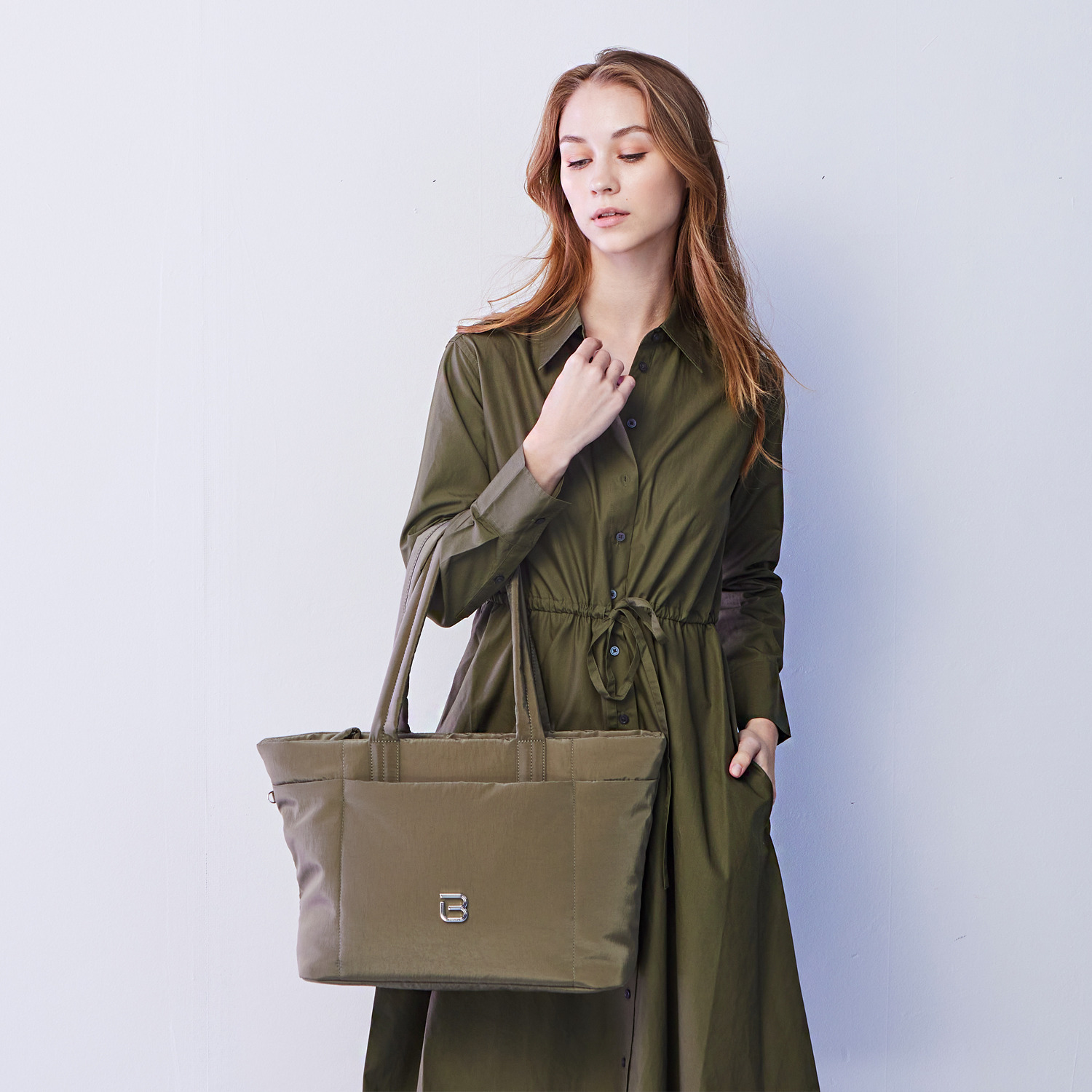 ビサイユ はっ水 “スージー” ふんわり ショルダートートバッグ