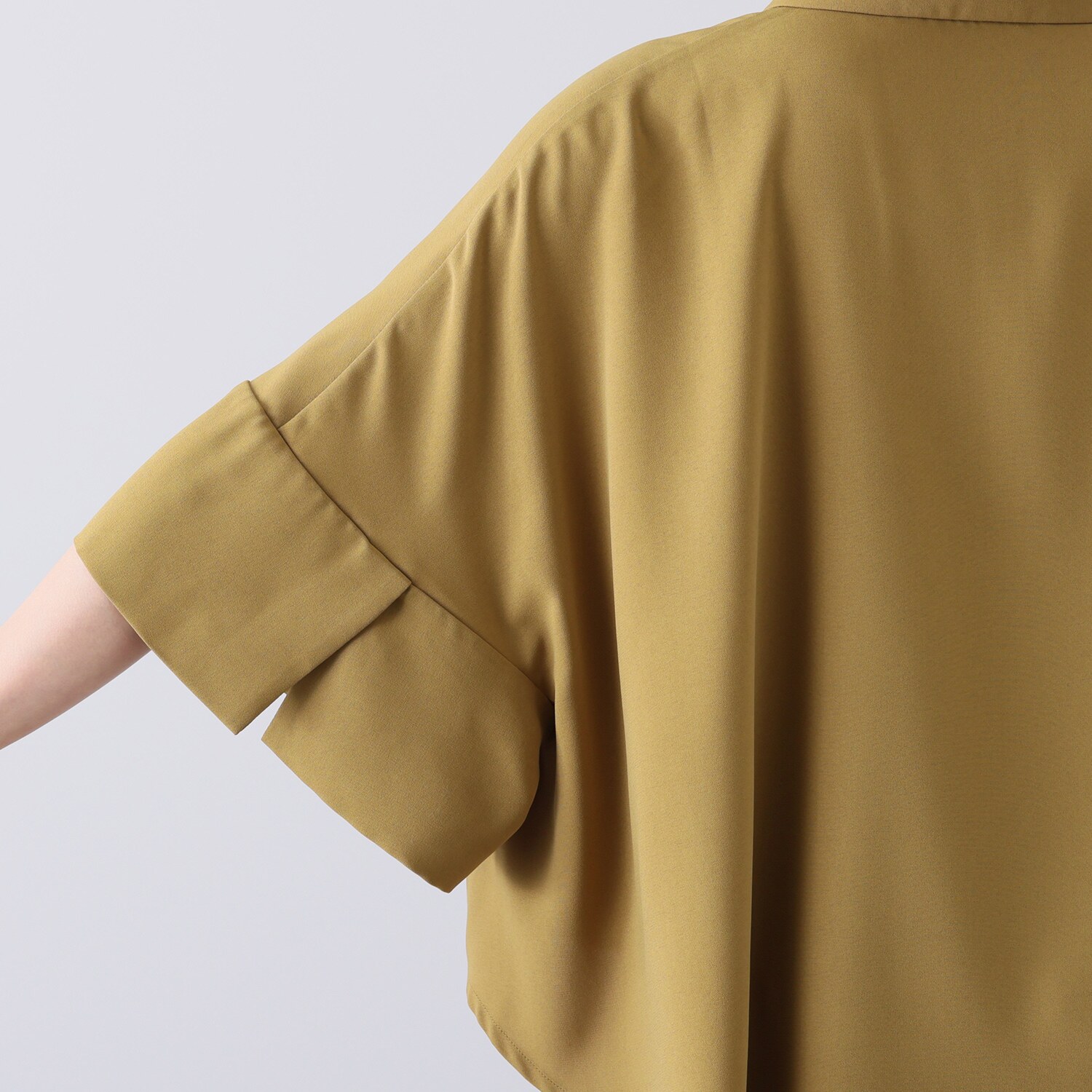 コモエリークローゼット ポンチョ風 リラックスブラウス