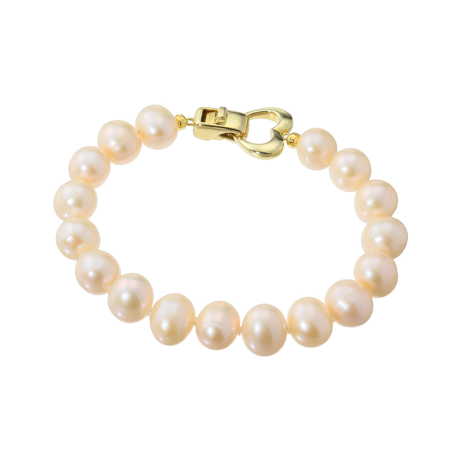 岩崎美智子コレクション サンシャインピンク 淡水パール ブレスレット