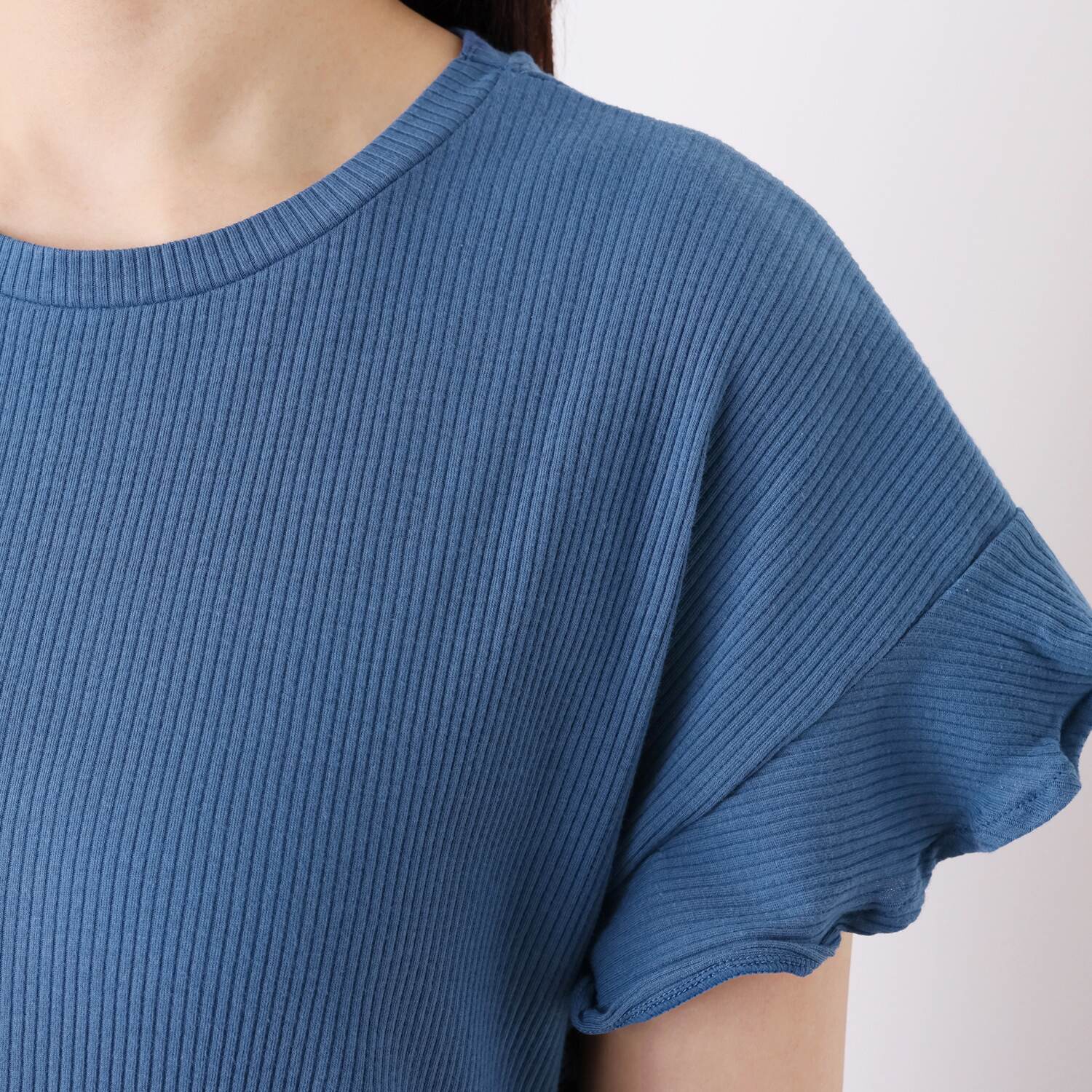 ジュエル オーガニック コットン１００％ リブ編ルームウェア 上下セット