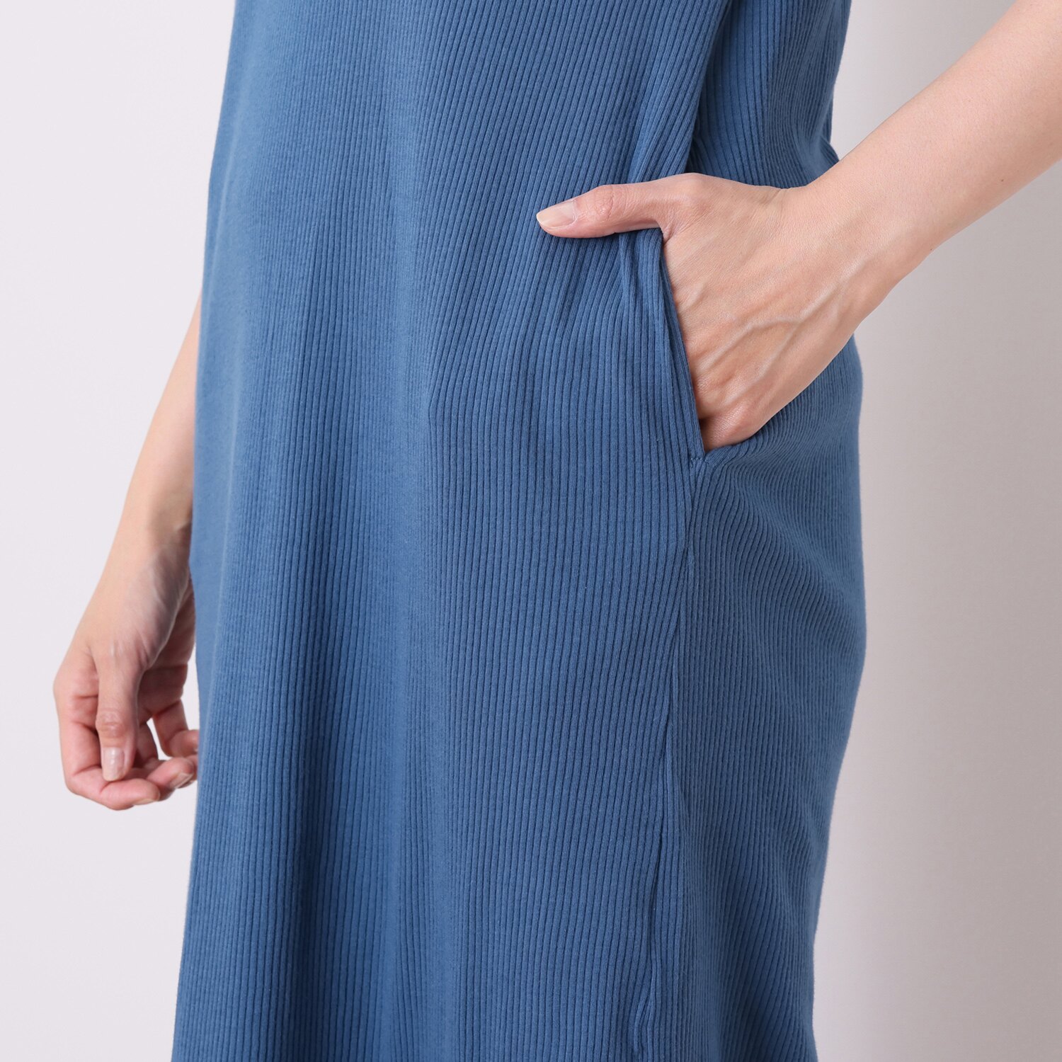 ジュエル オーガニック コットン１００％ リブ編ルームウェア 上下セット