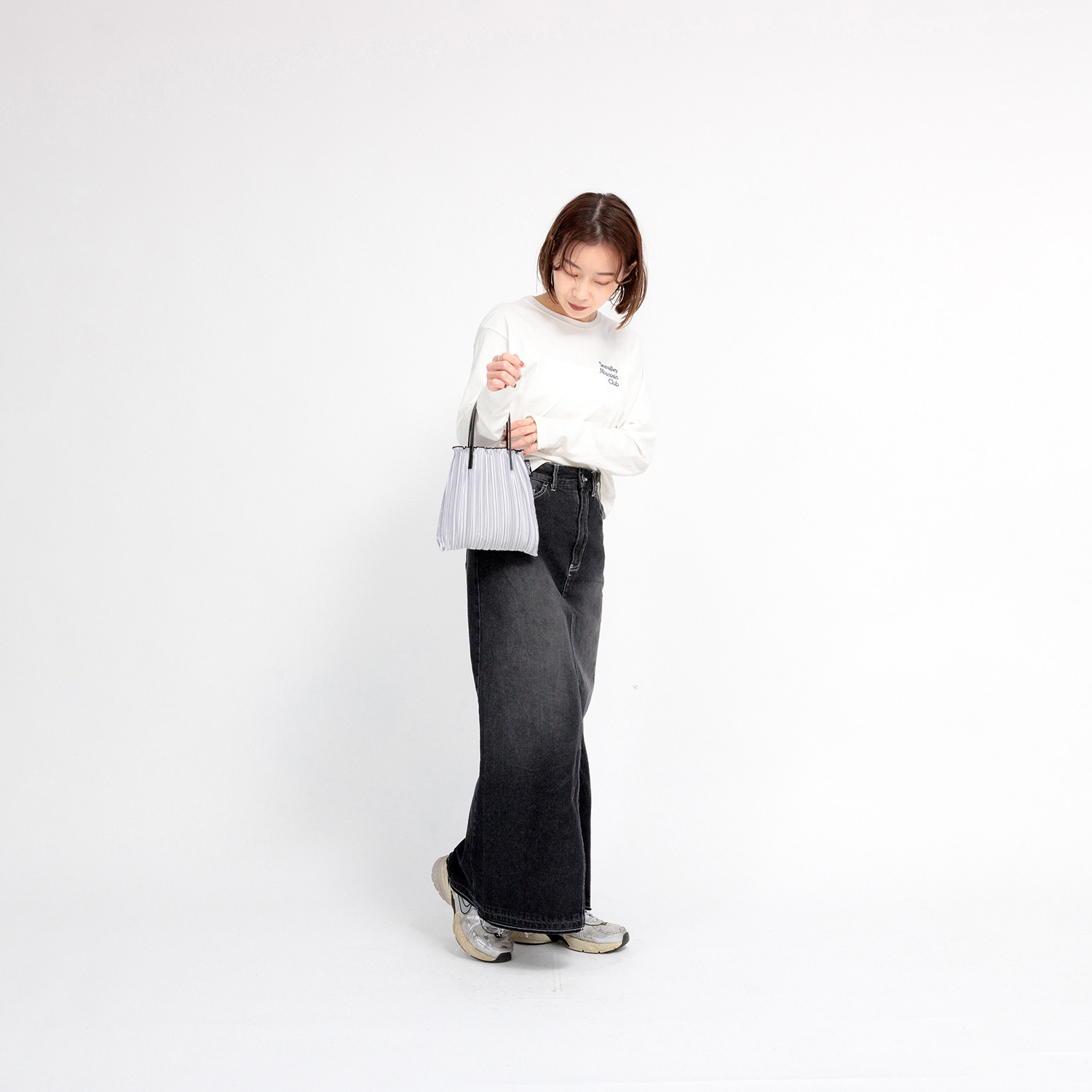 ディオニス 日本製 サテンプリーツ 軽量バッグ＜Ｓ＞ 