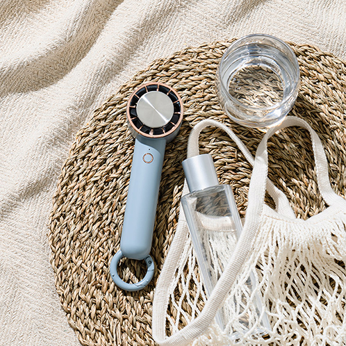 ライフオンプロダクツ ペルチェ冷却機能 ハンディファン カラビナ付 ＬＣＡＦ００４