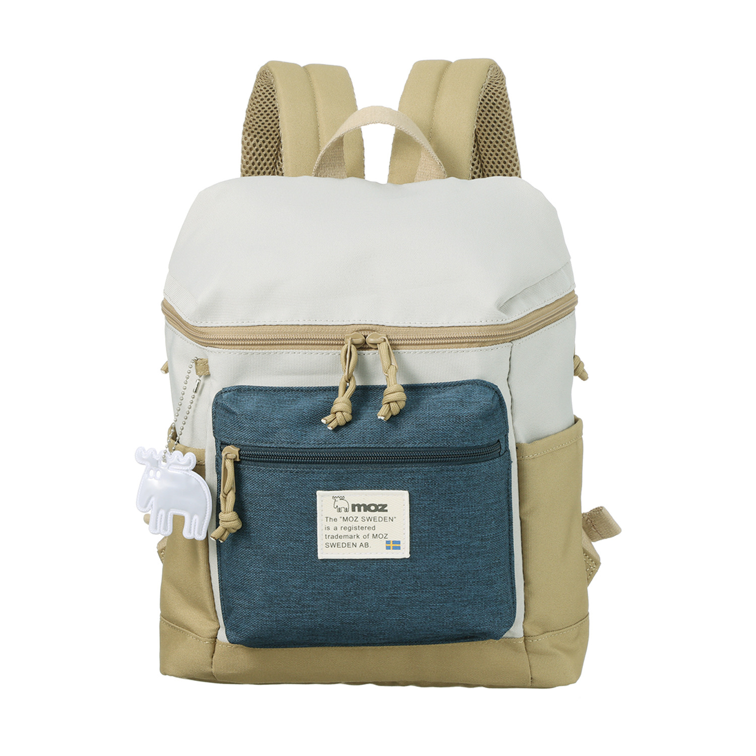 モズ 見た目以上の収納力！ スクエアシルエットで ムダなく収まる ミニリュック