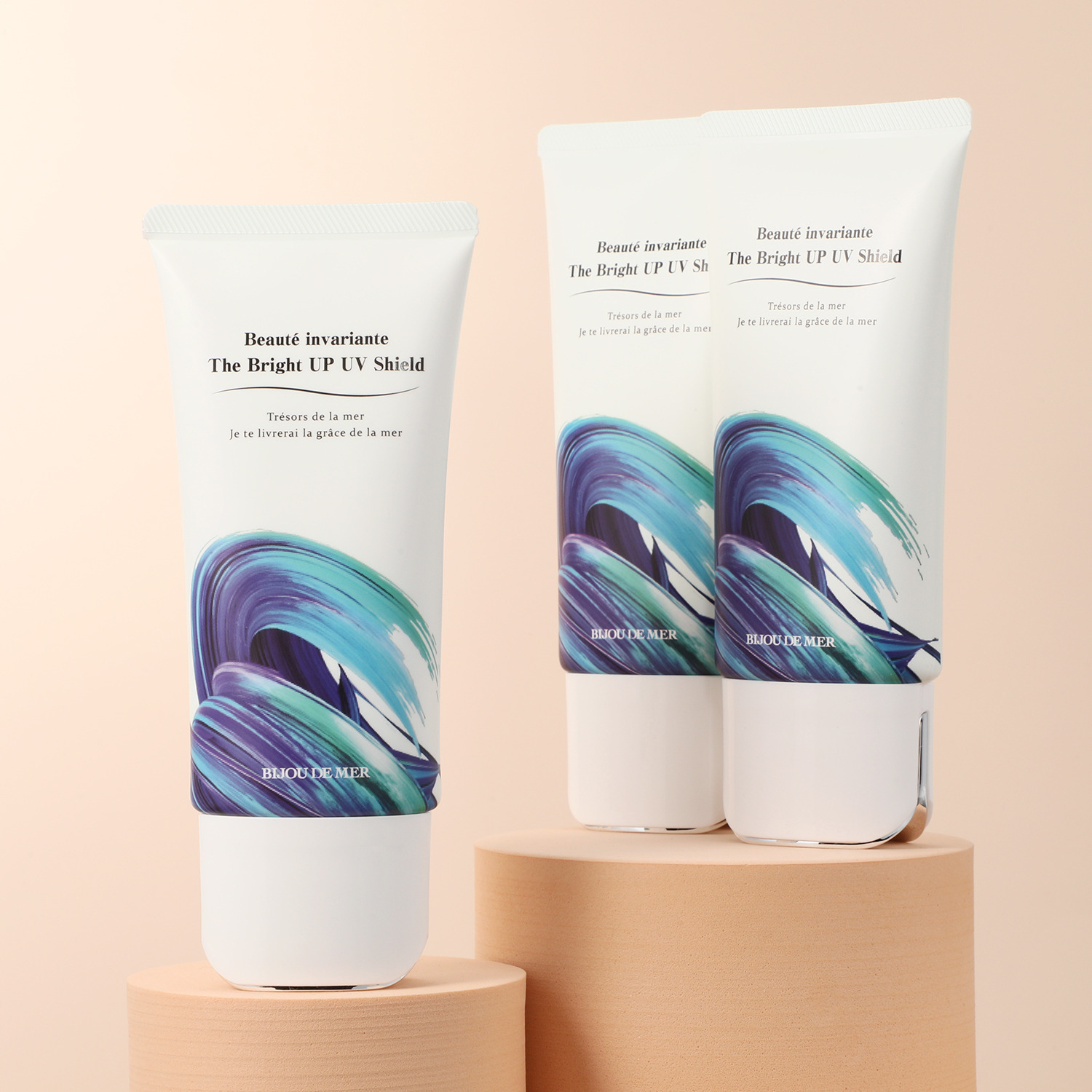 ビジュー　ドゥ　メール 素肌感ＵＶカットを追求＆ 徹底ハリケア！ ボーテアンバリエンテ ザブライトアップ ＵＶシールド ３本セット