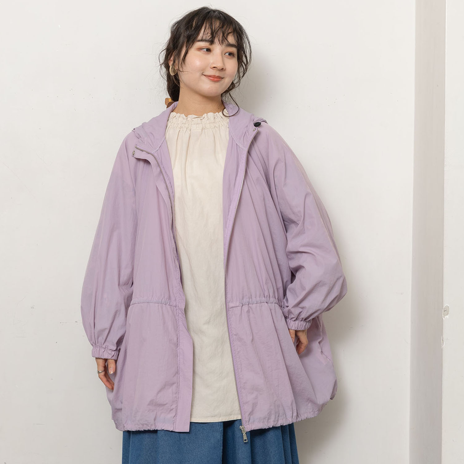 テミテ はっ水 ドルマンスリーブ ブルゾン