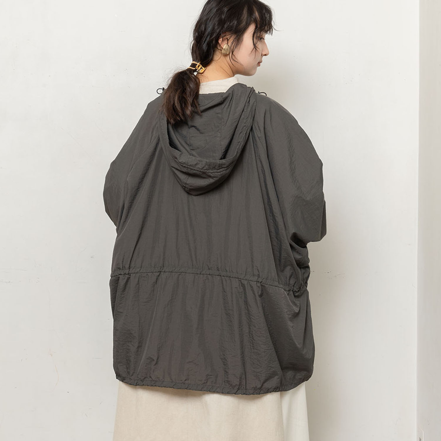 テミテ はっ水 ドルマンスリーブ ブルゾン