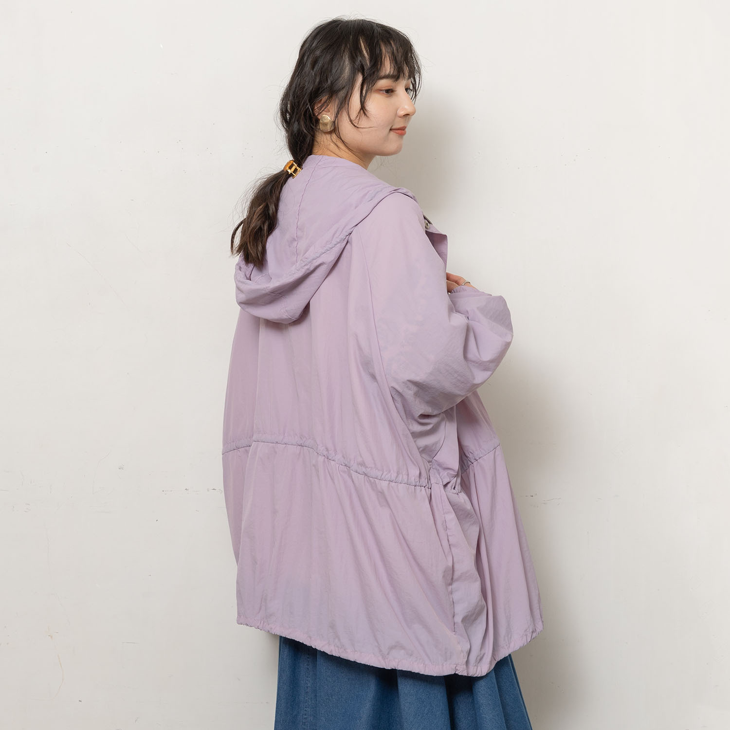 テミテ はっ水 ドルマンスリーブ ブルゾン