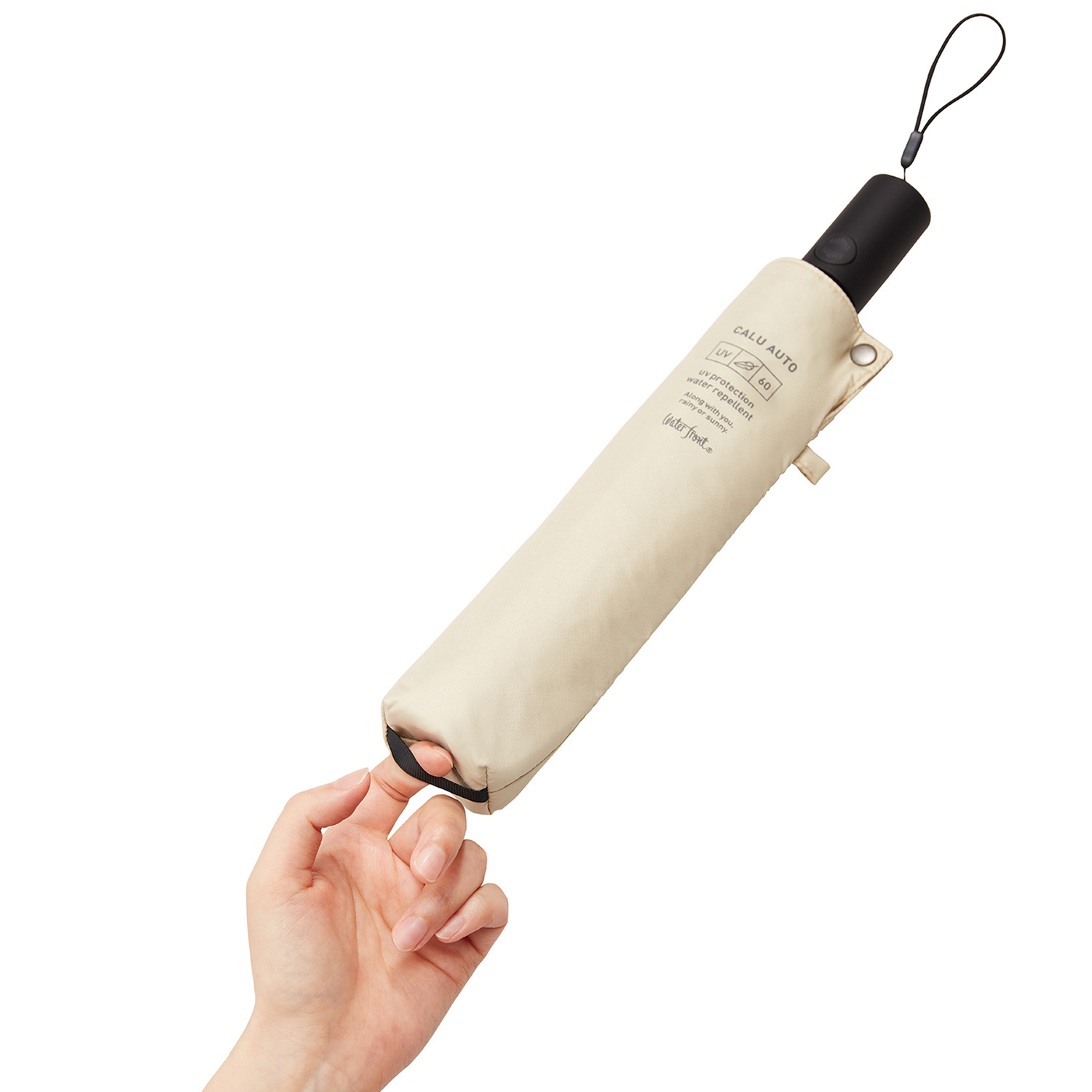 ウォーターフロント “カルオート” 折りたたみ傘 ＜親骨６０ｃｍ＞