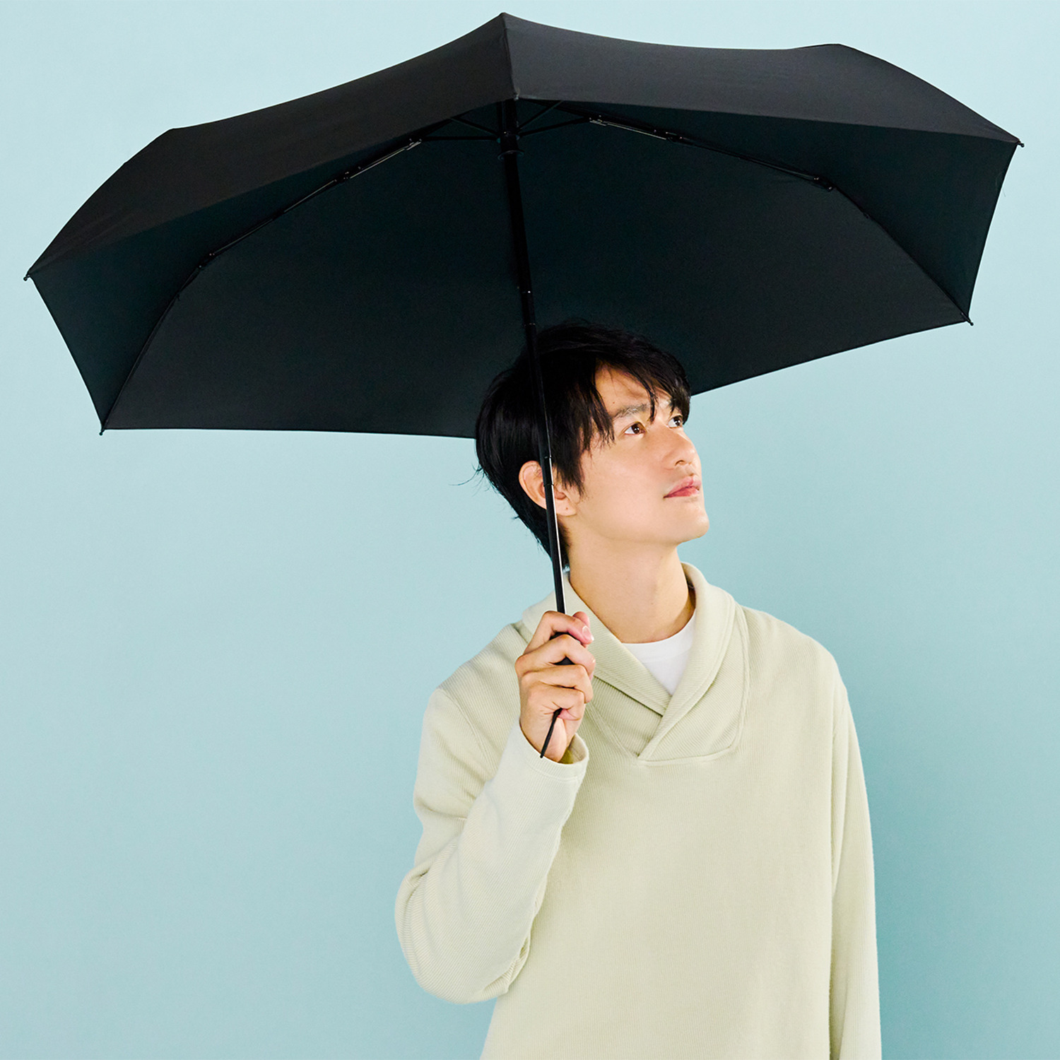 ウォーターフロント “カルオート” 折りたたみ傘 ＜親骨６０ｃｍ＞