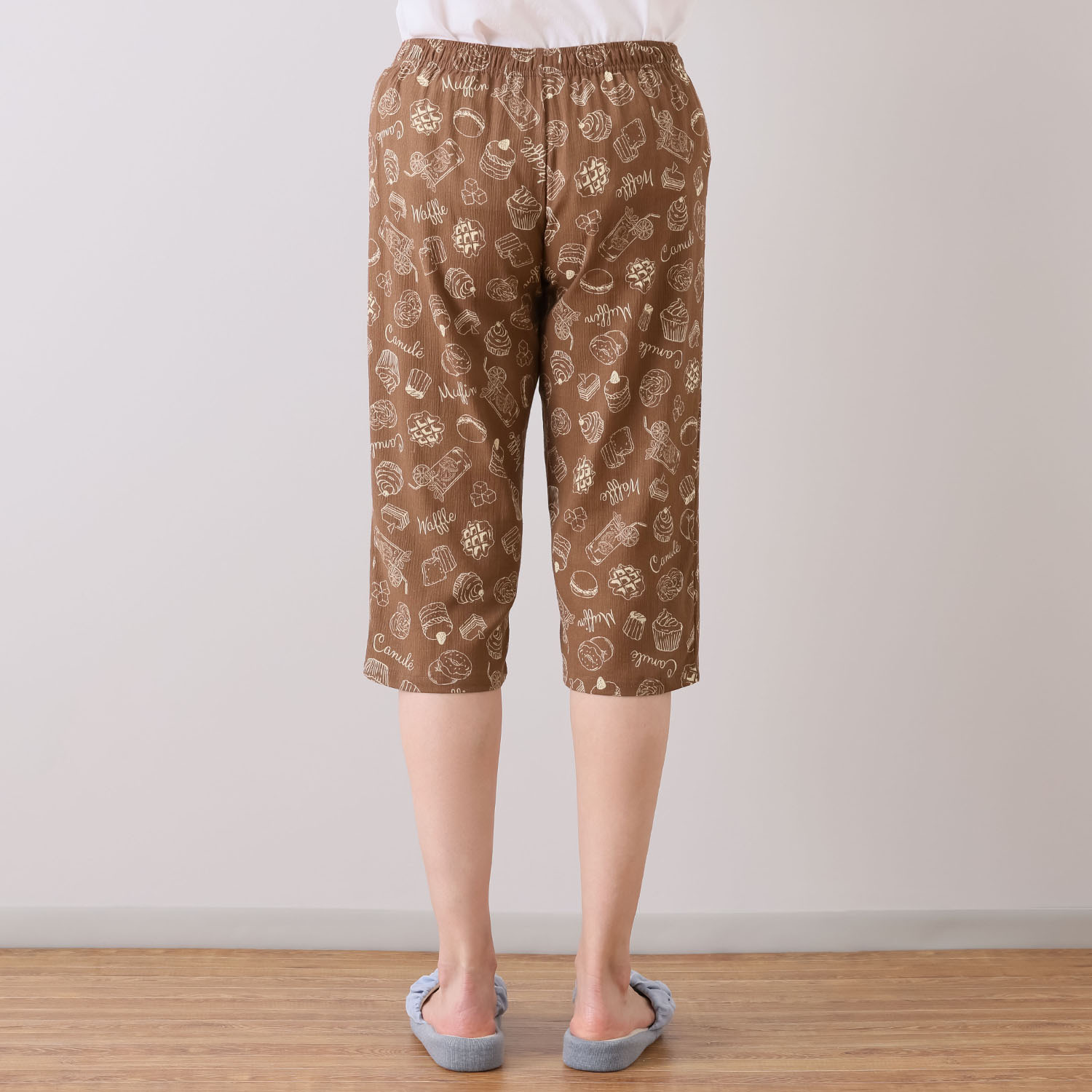 涼活女子 吸水速乾 ７分丈カプリパンツ ２枚セット